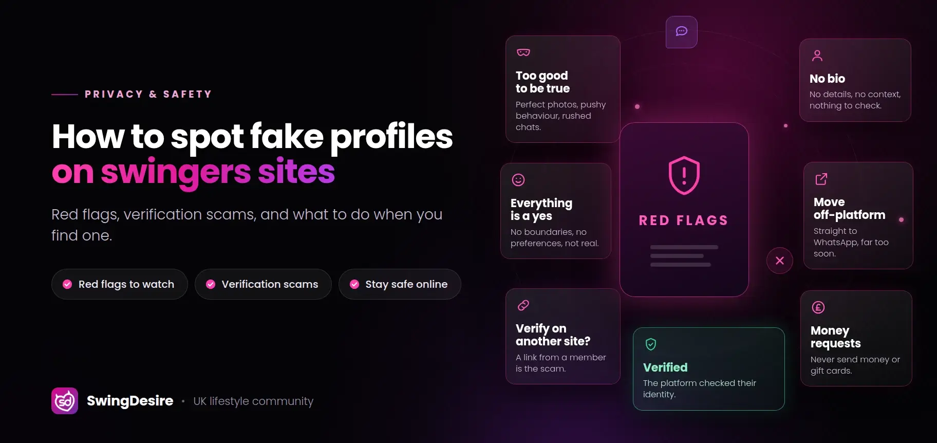 How to Spot Fake Profiles on Swingers Sites