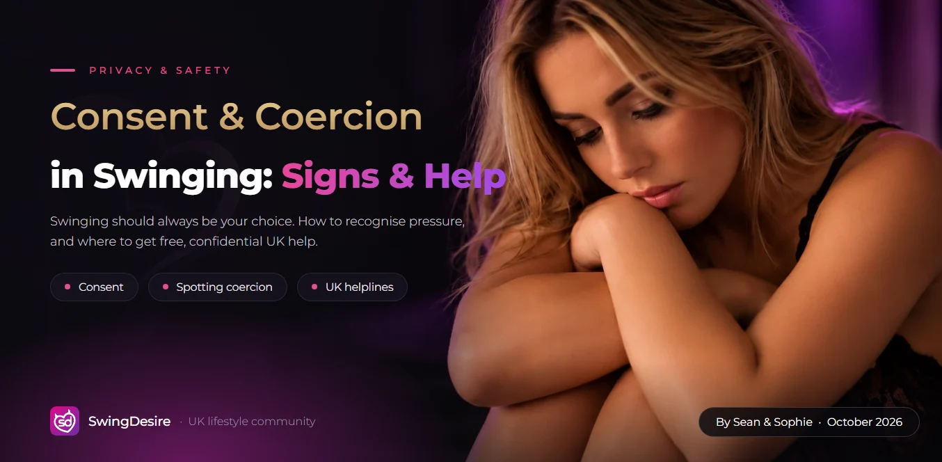 Pressured Into Swinging? Consent, Coercion and Where to Get Help