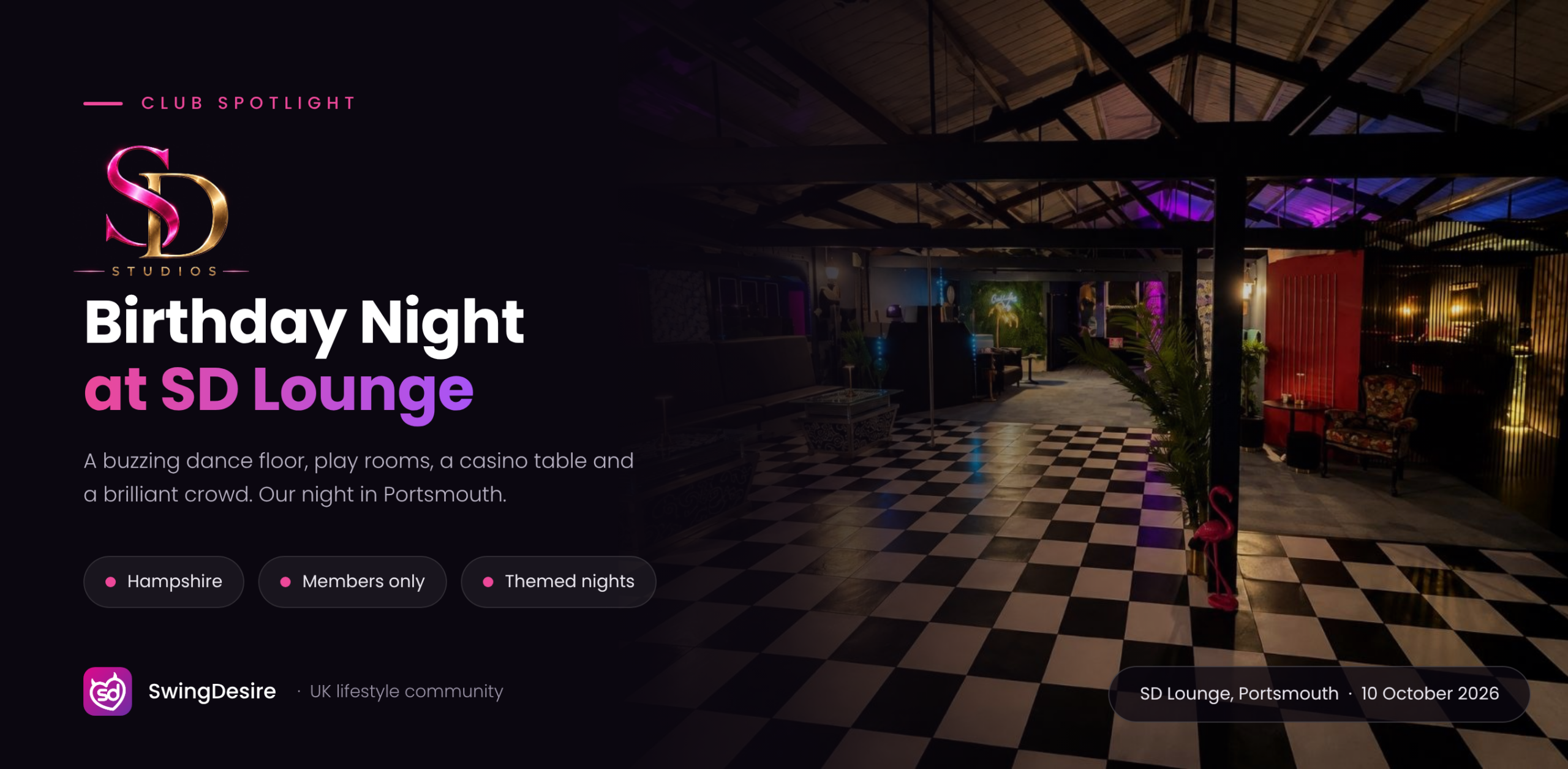 SD Lounge Review: Inside Portsmouth’s Swingers Club